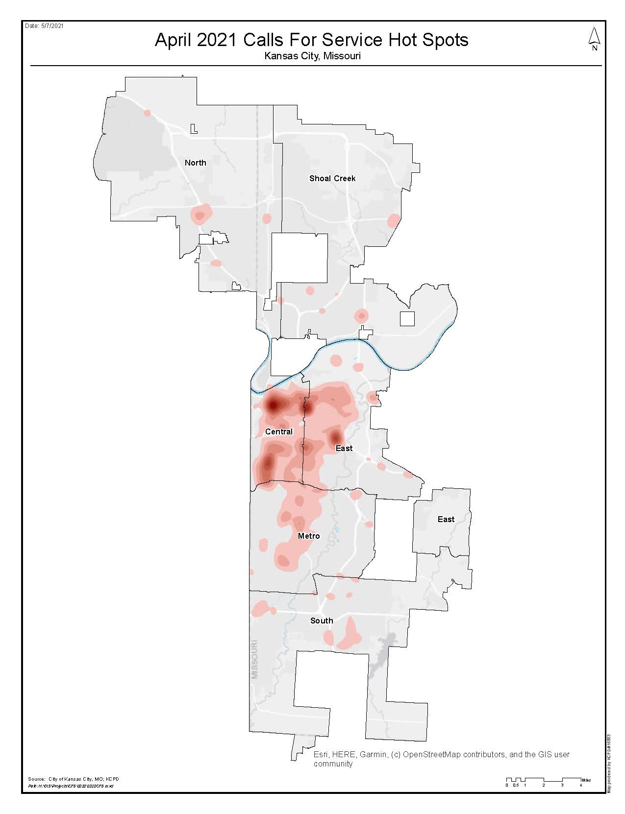 Calls for Service Hot Spot Map April 21.jpg