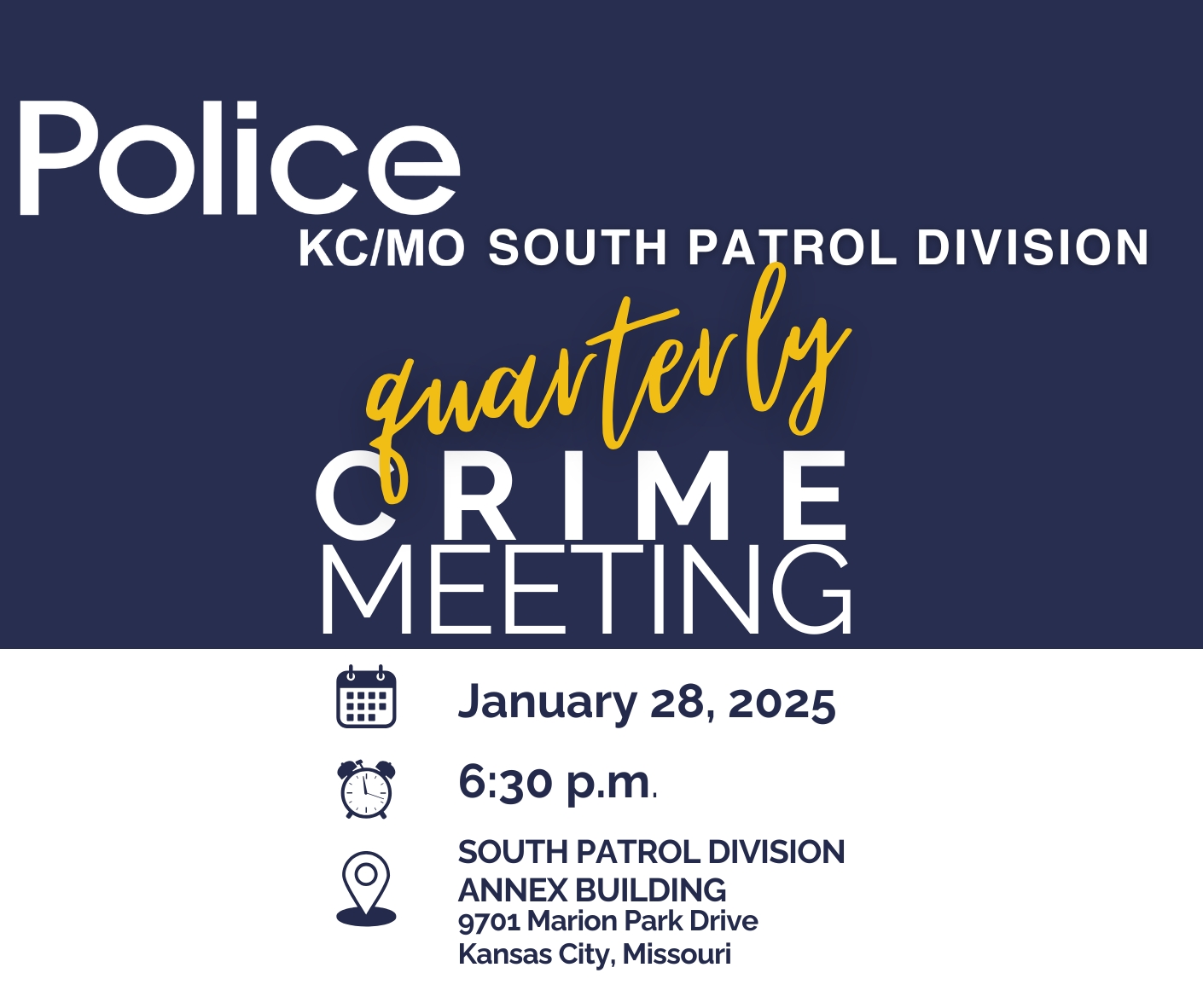 SPD Crime Meeting Jan25